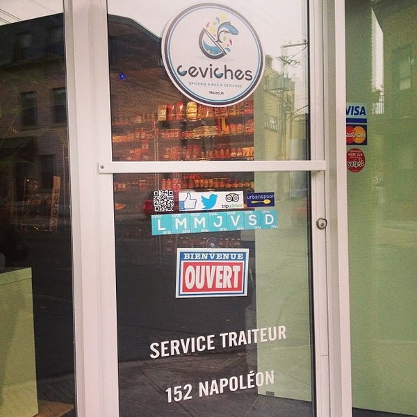11/7/2013 tarihinde maria s.ziyaretçi tarafından Ceviches Montreal'de çekilen fotoğraf
