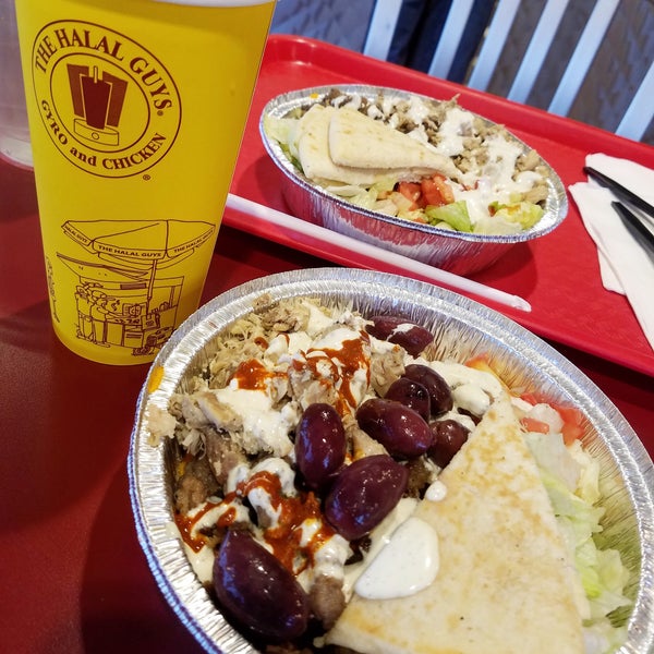 We got the combo plate gyro and chicken with a side of falafel. White sauce needs more flavor. My favorite was the falafel. Next time I would try the falafel sandwich.