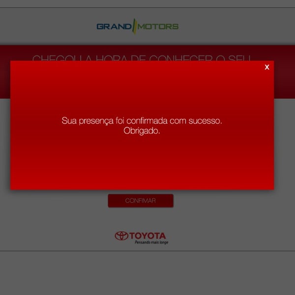Concessionária Grand Motors Toyota Nações Unidas Zach