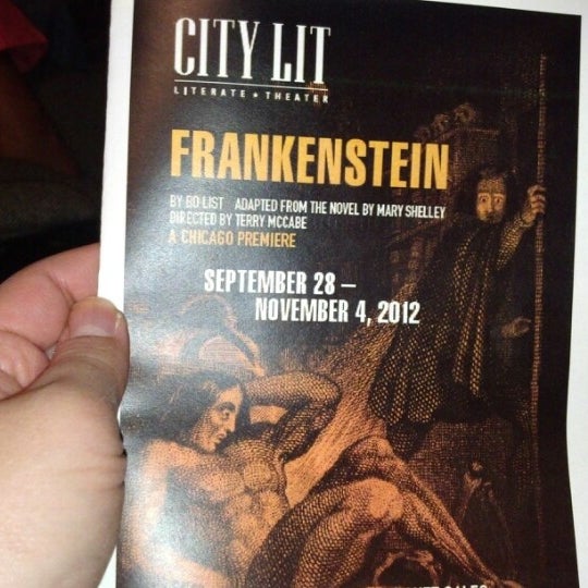 Photo taken at City Lit Theater by P S. on 10/20/2012
