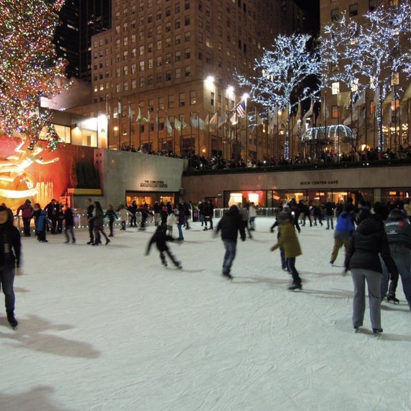 Photo taken at The Rink at Rockefeller Center by Shige on 1/6/2013