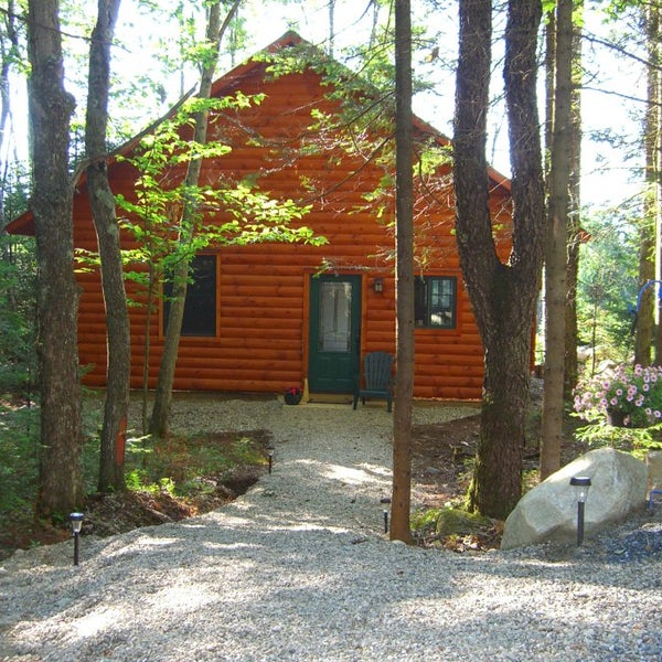 Photo of one of the five cabins.