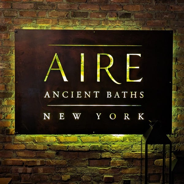 Photo taken at Aire Ancient Baths by Taylor M. on 9/16/2023