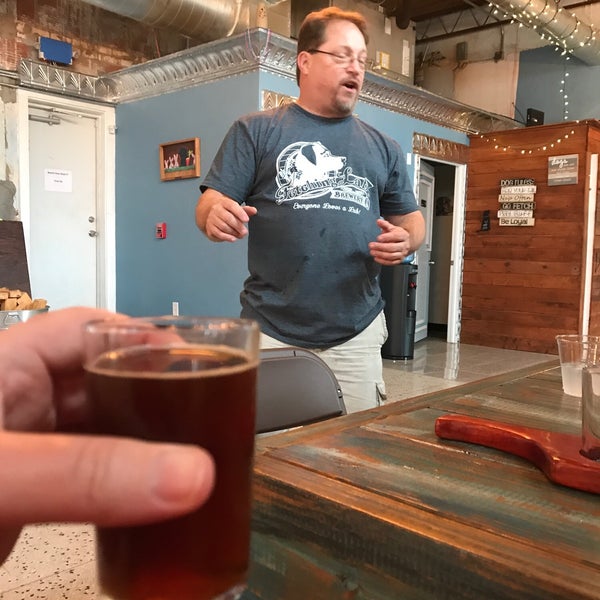 Photo taken at Fetching Lab Brewery Taproom by CLINTON D. on 2/17/2019