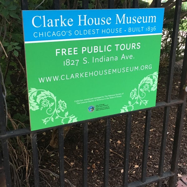 Clarke House Museum - Prairie District - 1827 S Indiana Ave