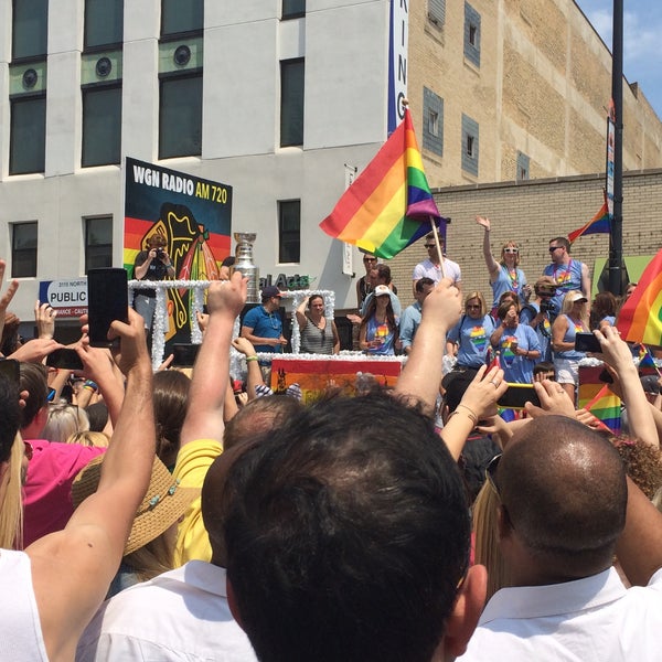 Das Foto wurde bei Chicago Pride Parade von Marne P. am 6/28/2015 aufgenommen