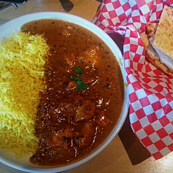 The Garlic Naan is excellent! If you like some heat with your meal, try the Black Pepper Chicken Curry.