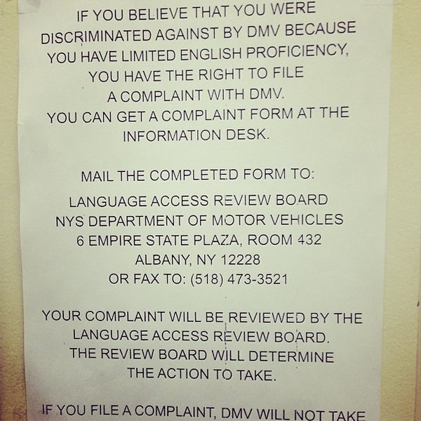 Photo taken at New York State Department of Motor Vehicles by Jamin W. on 12/21/2012