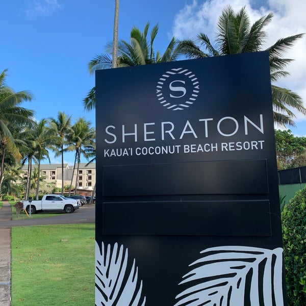 Снимок сделан в Sheraton Kauai Coconut Beach Resort пользователем Chase V. 1/28/2020
