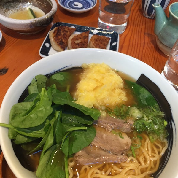 Customizable ramen (vegan or bone broth, noodles, spice level) that is consistently good. I’ve always enjoyed the specials! I recommend adding an egg.