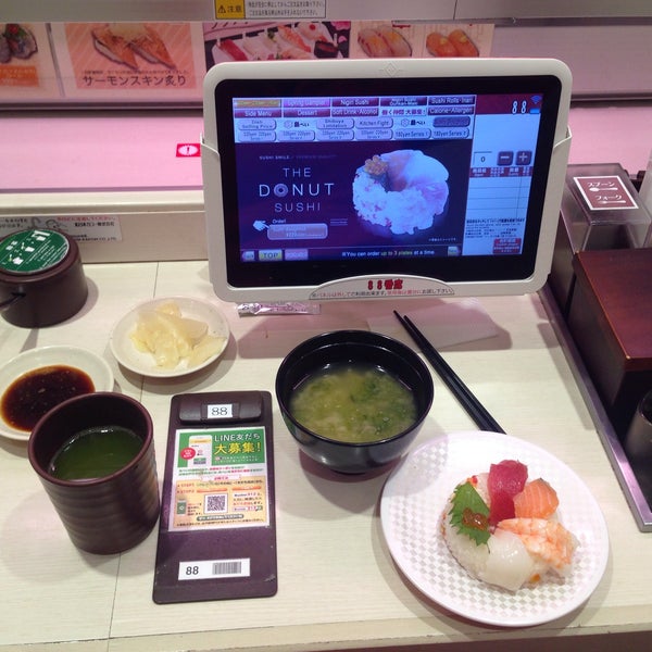 Fresh, affordable, and FAST sushi. Ordering from a tablet at your table is so fun. You might have to wait in a line before you sit but it's worth it.