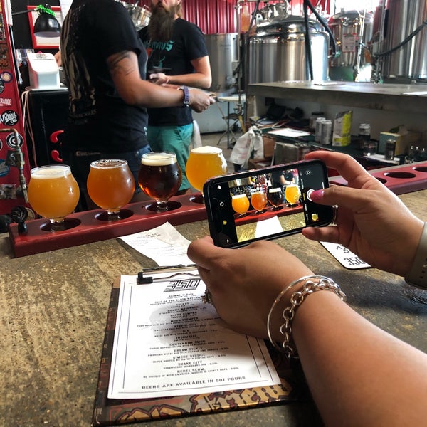 Photo taken at 350 Brewing Company by Brian L. on 7/13/2018