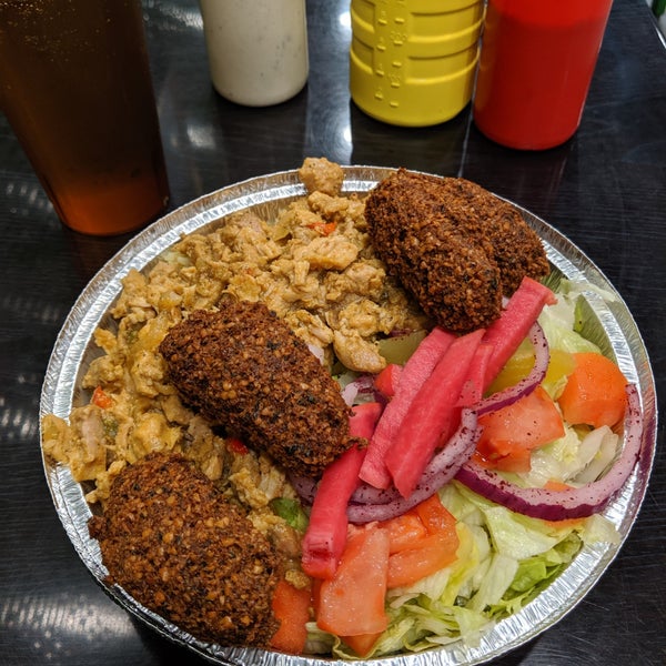 Photo taken at King Of Falafel &amp; Shawarma by Christoffer J. on 8/24/2019