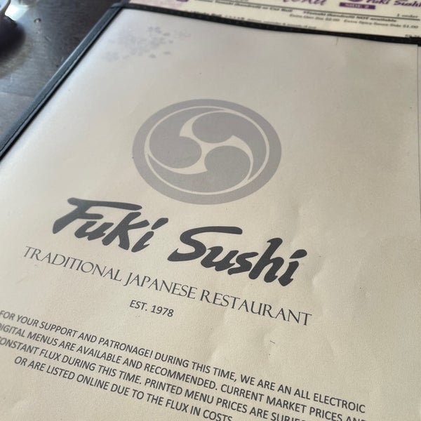 Photo taken at Fuki Sushi by Rei Alexandra A. on 3/26/2022