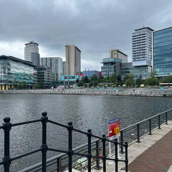 Photo taken at Salford Quays by .end on 6/28/2022
