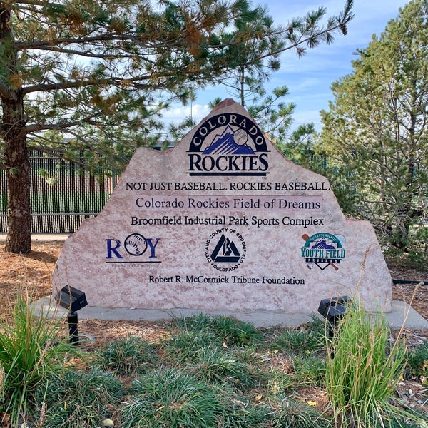 Jim Clapper Park. Broomfield Industrial Park Baseball Field in Broomfield