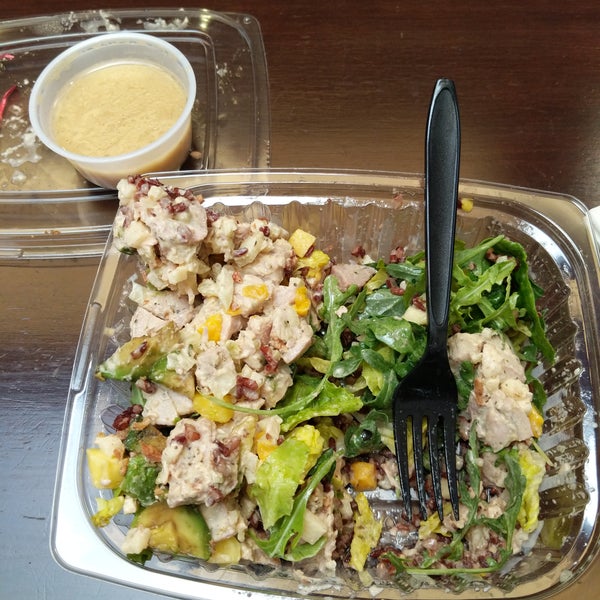 Organic chicken salad is BOMB. If you go often make sure to ask for a punch card.