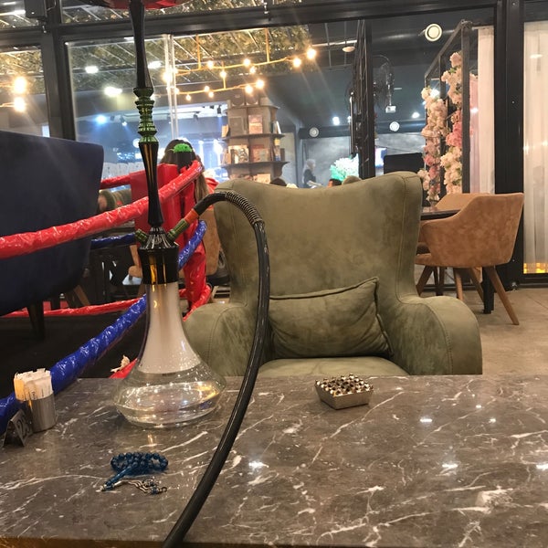 Photo taken at Faraza Sisha &amp; Lounge by Can on 5/9/2019