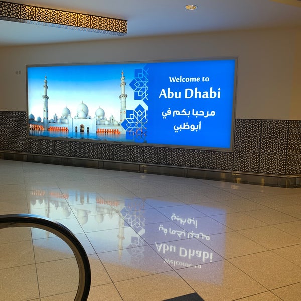 Photo taken at Zayed International Airport (AUH) by Saleh A. on 1/26/2021