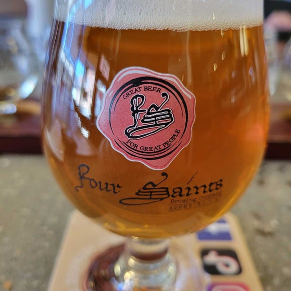 Photo taken at Four Saints Brewing Company by Bryan T. on 2/18/2023