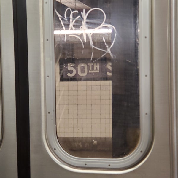 Das Foto wurde bei MTA Subway - 50th St (C/E) von Vincent F. am 6/3/2019 aufgenommen
