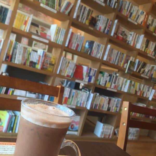 Photo taken at happy science ginza BOOK CAFE by masaya on 10/3/2015