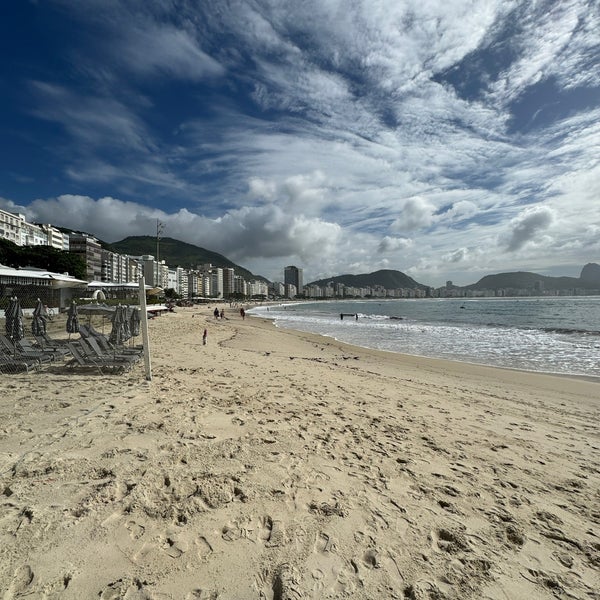 Photo taken at Copacabana Beach by sanaz m. on 3/26/2024