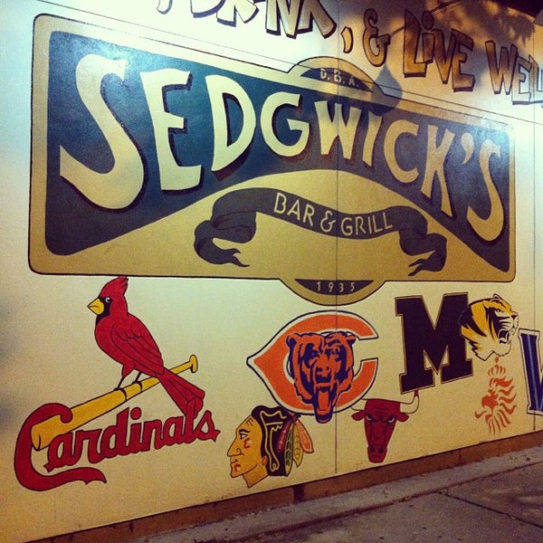 Photo taken at Sedgwick&#39;s Bar &amp; Grill by Jordan S. on 10/10/2013