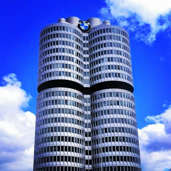 Photo taken at BMW-Hochhaus (Vierzylinder) by Valerio D. on 8/18/2015