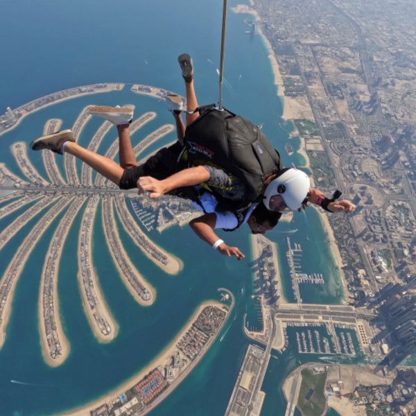 4/25/2023 tarihinde SAAD ♟️ziyaretçi tarafından Skydive Dubai'de çekilen fotoğraf