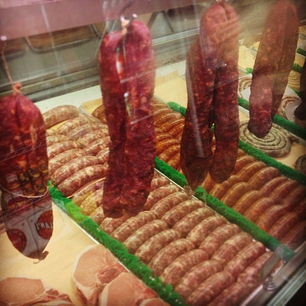 Photo taken at Graham Avenue Meats and Deli by Sophia L. on 4/4/2013