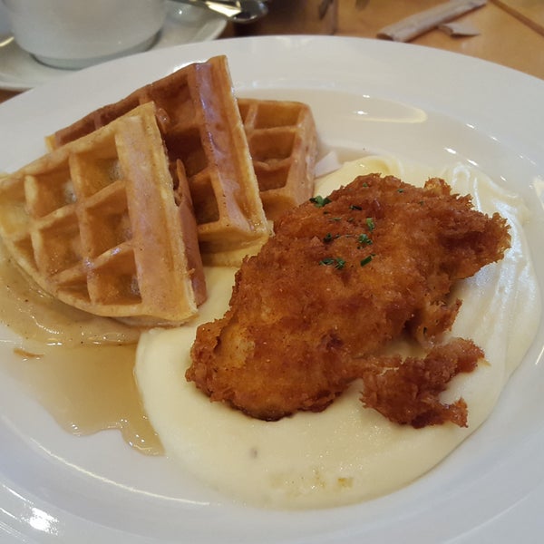 Fried Chicken and Waffles are a must try! Maple Syrup emulsion is delicious!
