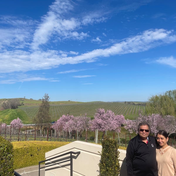 Photo taken at Domaine Carneros by Annie A. on 2/18/2022