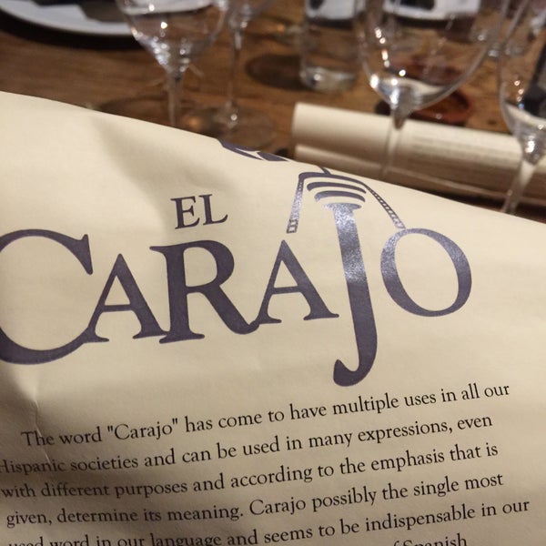 Photo taken at El Carajo Tapas and Wine by Cristy C. on 2/18/2017