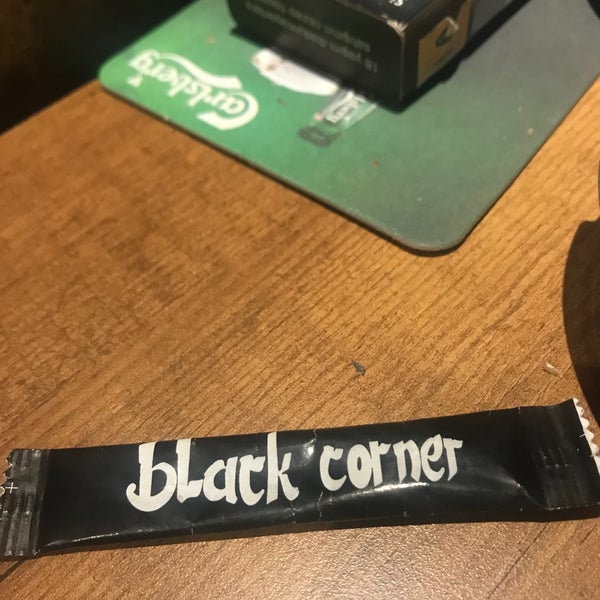 Black black corner