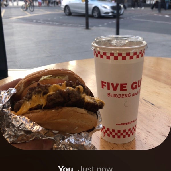 Photo taken at Five Guys by Mj on 6/29/2022