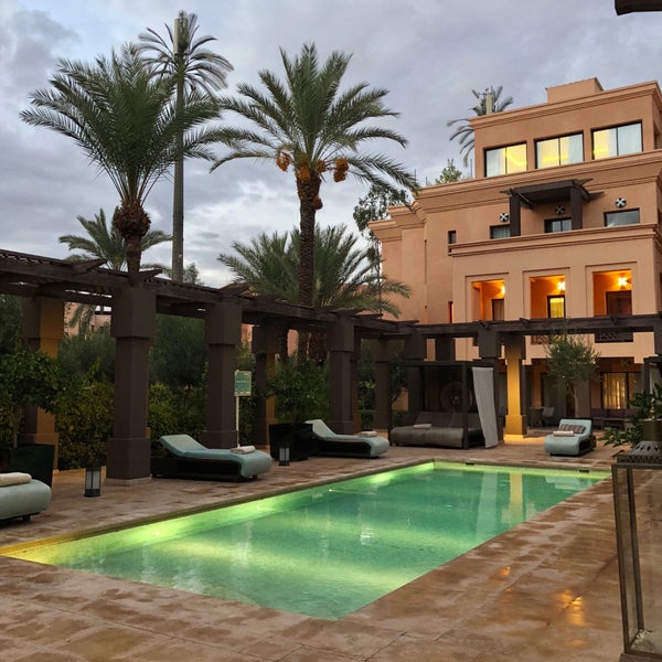 Foto diambil di Mövenpick Hotel Mansour Eddahbi Marrakech oleh Kara Annika L. pada 10/12/2018