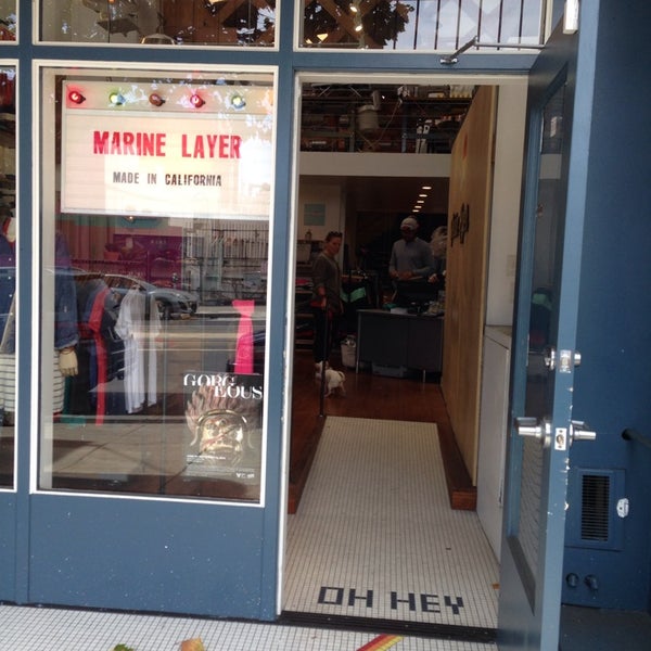 Marine Layer Clothing Store in San Francisco