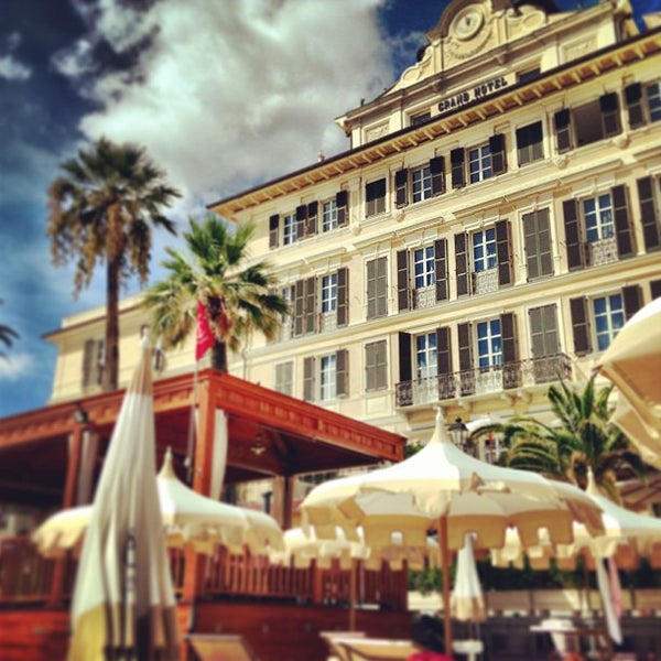 Photo taken at Grand Hotel Alassio by Claudio B. on 9/14/2013