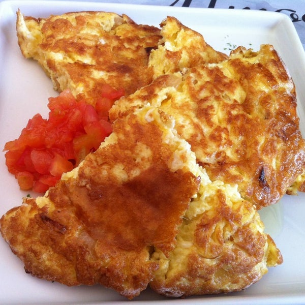 Pra quem adora omeletes como eu, recomendo a truita espanyola! #delícia