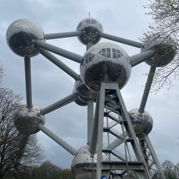 Photo taken at Atomium by Annette W. on 4/2/2024