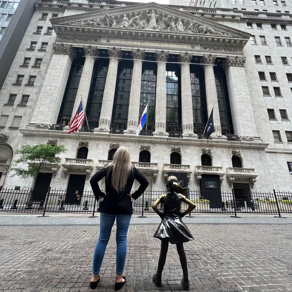 6/22/2023にOlha V.がニューヨーク証券取引所で撮った写真