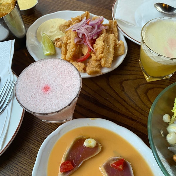 Delicious!! Pisco sours, Casava fries and the Tuna were great!