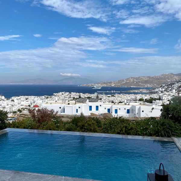 Снимок сделан в Belvedere Hotel Mykonos пользователем Sa.✈️ 9/14/2021