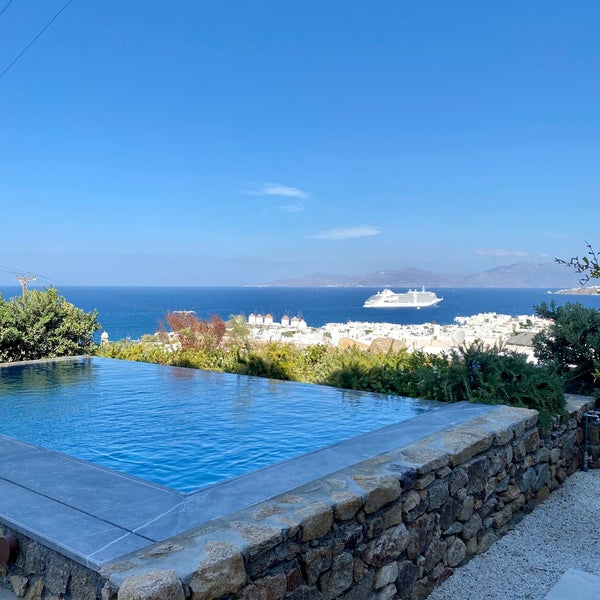 9/15/2021 tarihinde Sa.✈️ziyaretçi tarafından Belvedere Hotel Mykonos'de çekilen fotoğraf