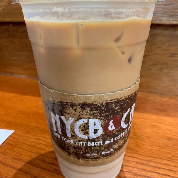 Photo taken at New York City Bagel &amp; Coffee House by Kimmie O. on 8/21/2019