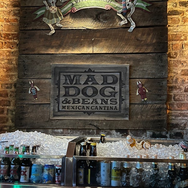 Photo taken at Mad Dog &amp; Beans Mexican Cantina by Kimmie O. on 5/3/2023