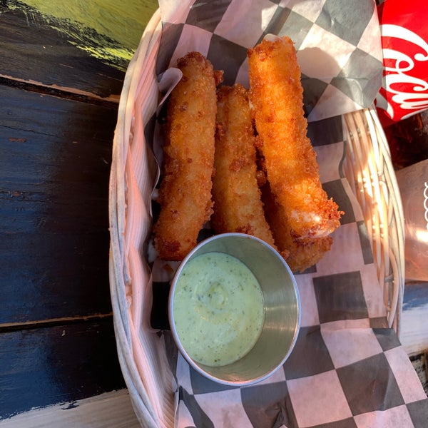 You must get their bomb mozzarella sticks! Currently comes with 4 an order for $6.