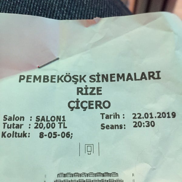 1/22/2019 tarihinde Büşra G.ziyaretçi tarafından PembeKöşk Sineması'de çekilen fotoğraf
