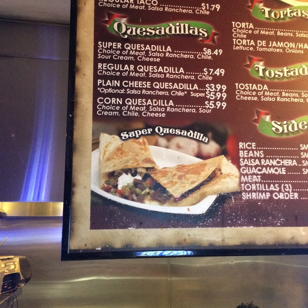 I love their steak super quesadilla!!